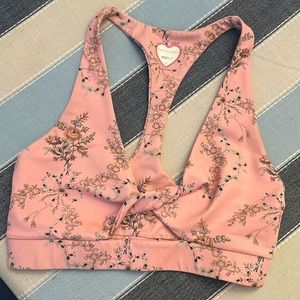 *SOLD* Love Shack Fancy Twist Front with cut out Bra- Size M Excellent Condition